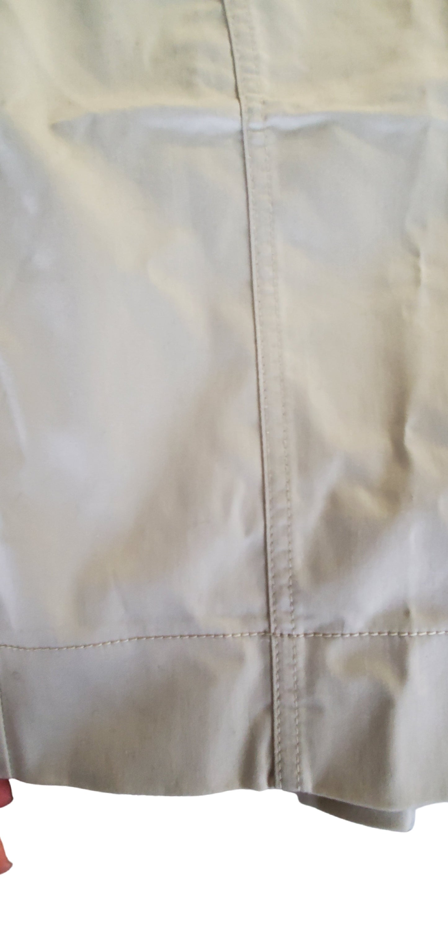 Beige Wide Band Women's Skirt Size 8