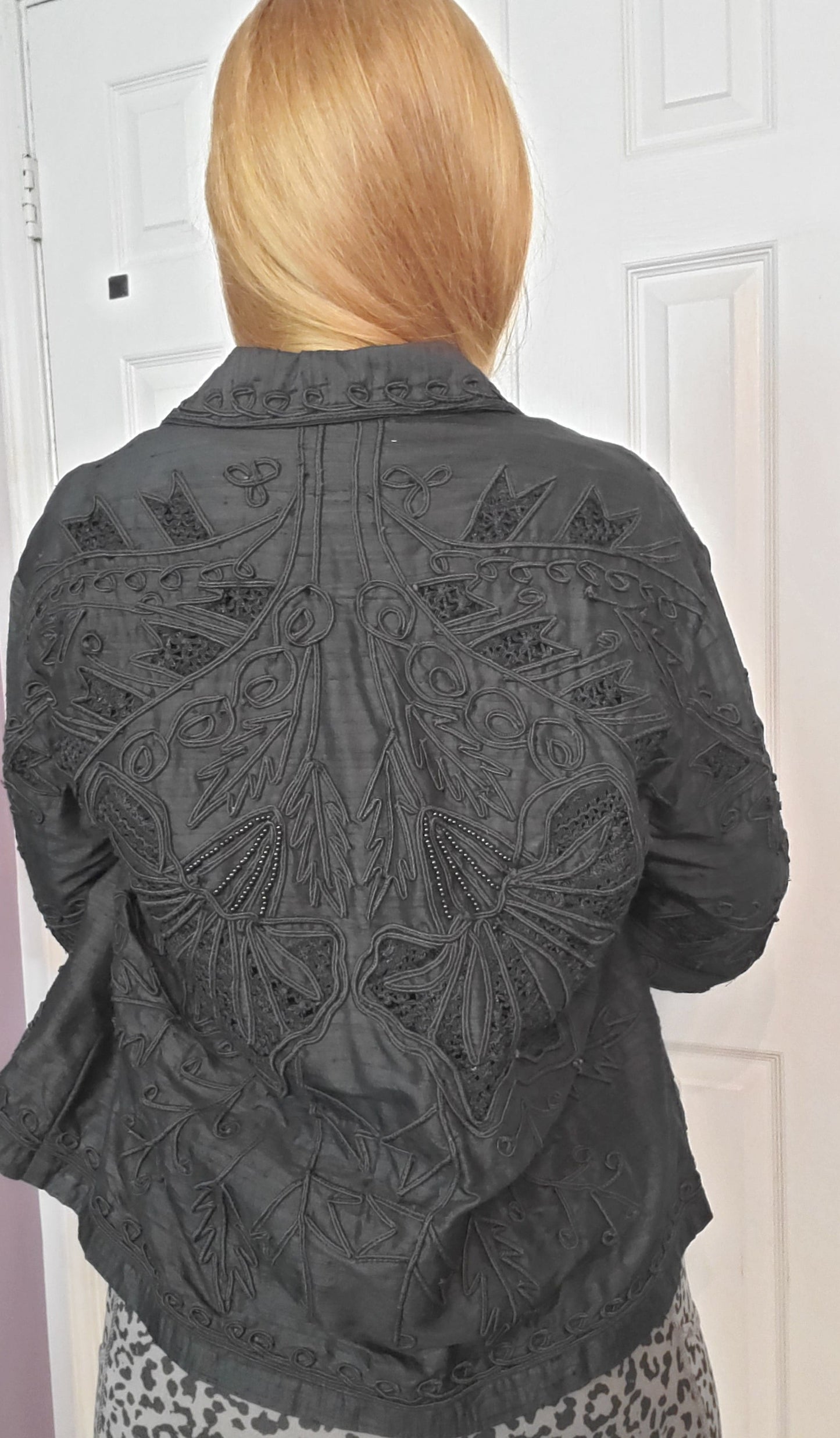 Sandy Starkman 100% Silk Jacket