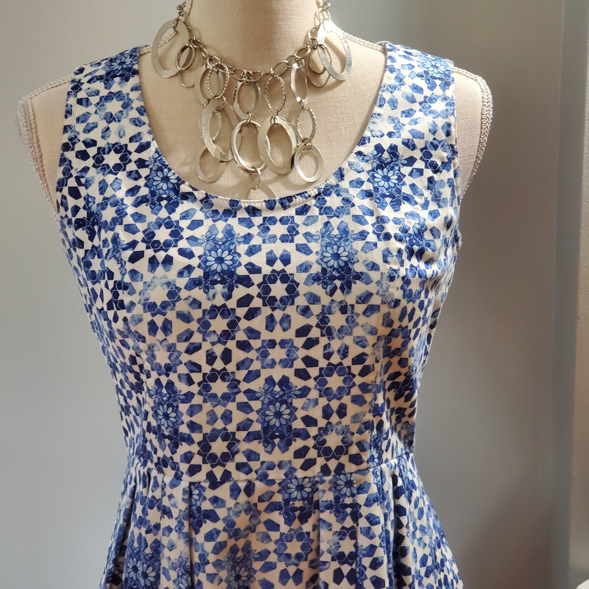 Vintage 100% Cotton Sun Dress Size 10