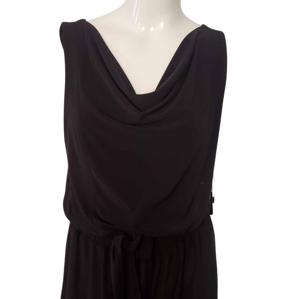 Cropped Wide Leg Sleeveless Jumpsuit