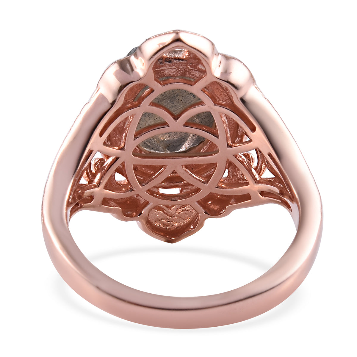 Malagasy Labradorite Ring  (Size 7,  8)