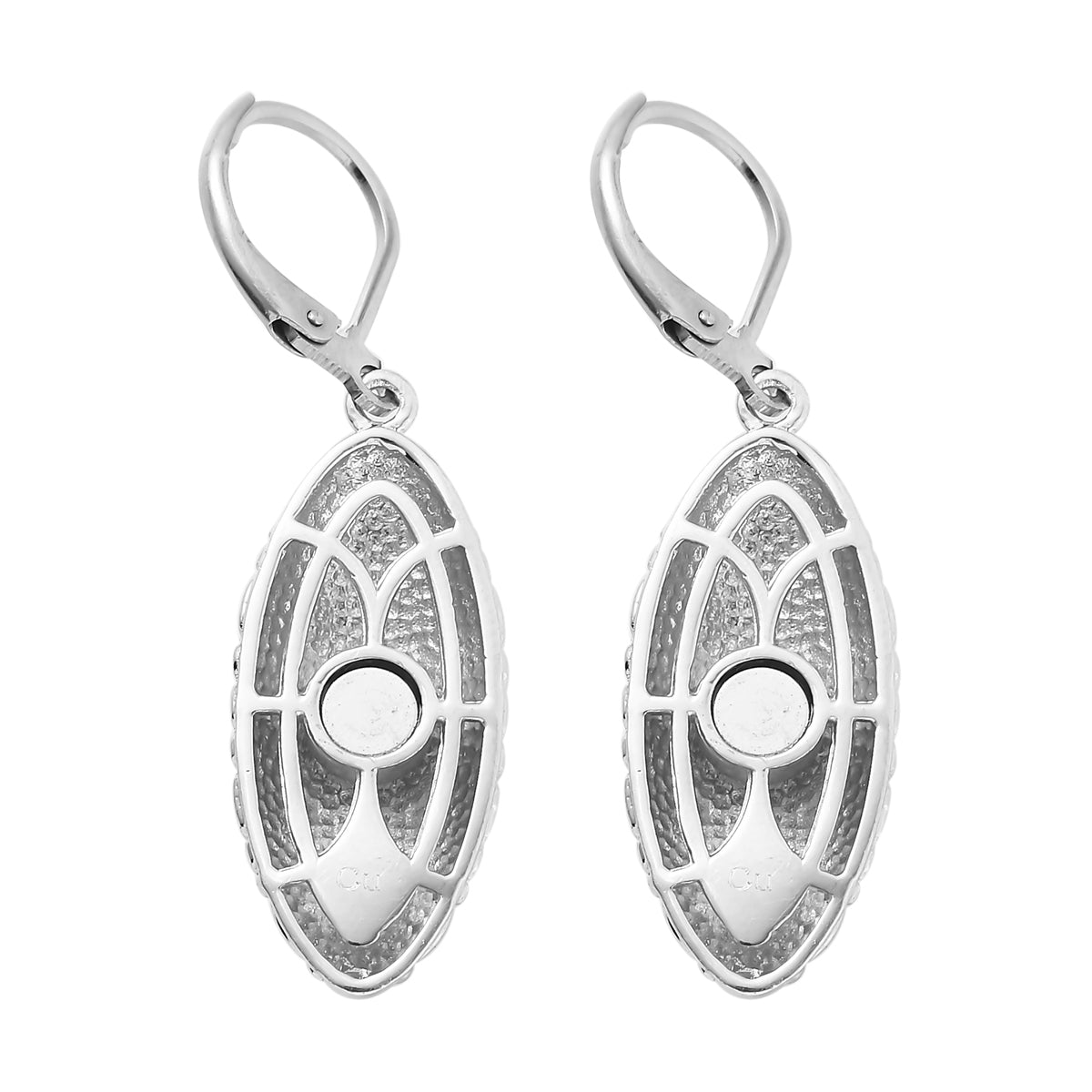 Women's Fancy Platinum Earrings
