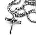 Triple Nail Cross Necklace Unisex