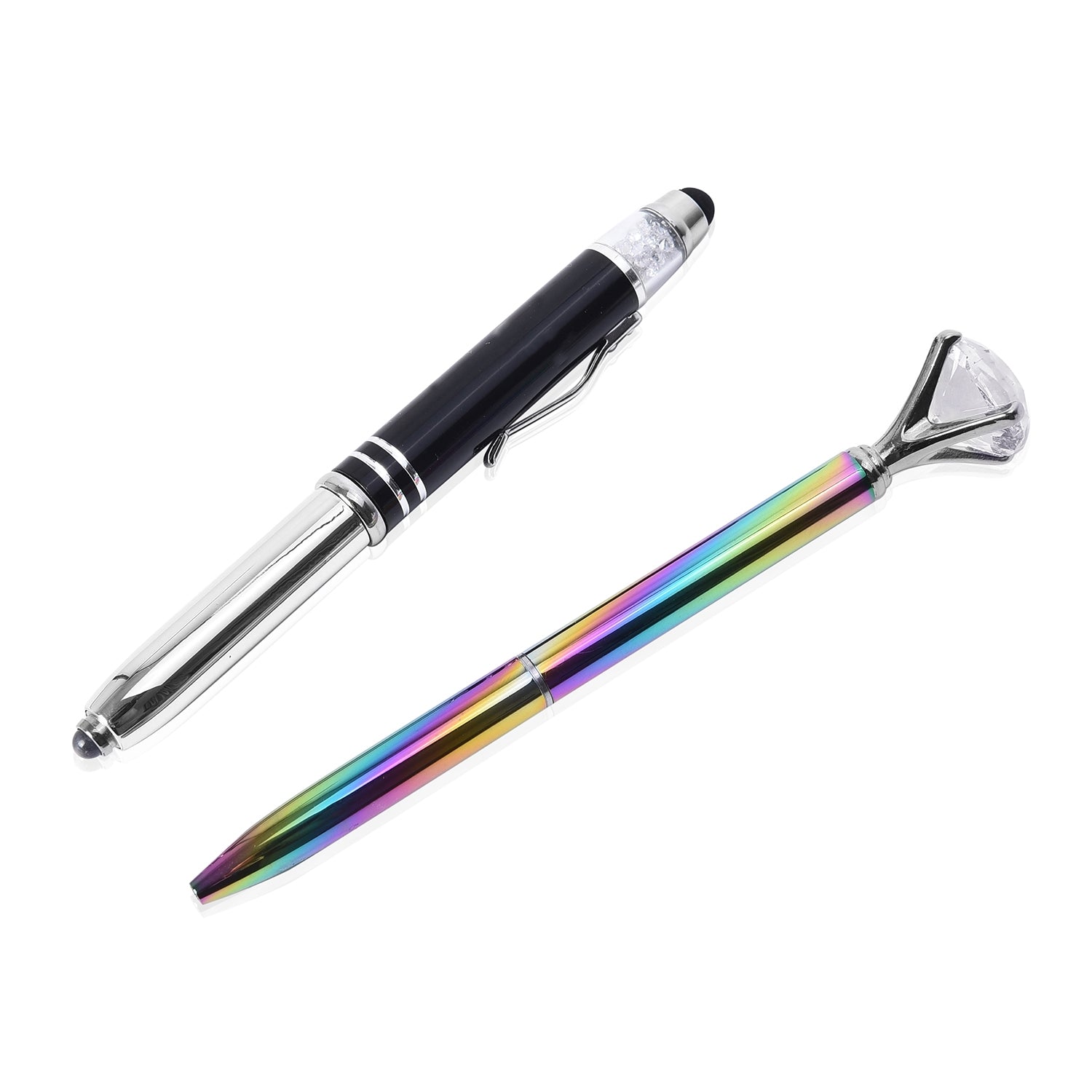 3D Faux Fur Leopard Print Diary with LED Pointer Pen & Simulated Diamond Pen