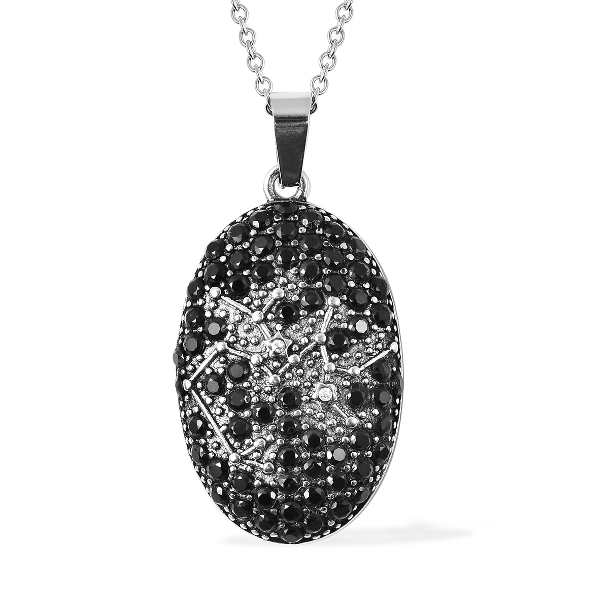 Women's Sagittarius Zodiac Constellation Ring and Pendant Necklace