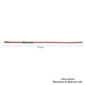 White Chalcedony, Chalcedony or Pink Chalcedony Leather Wrap Bracelet