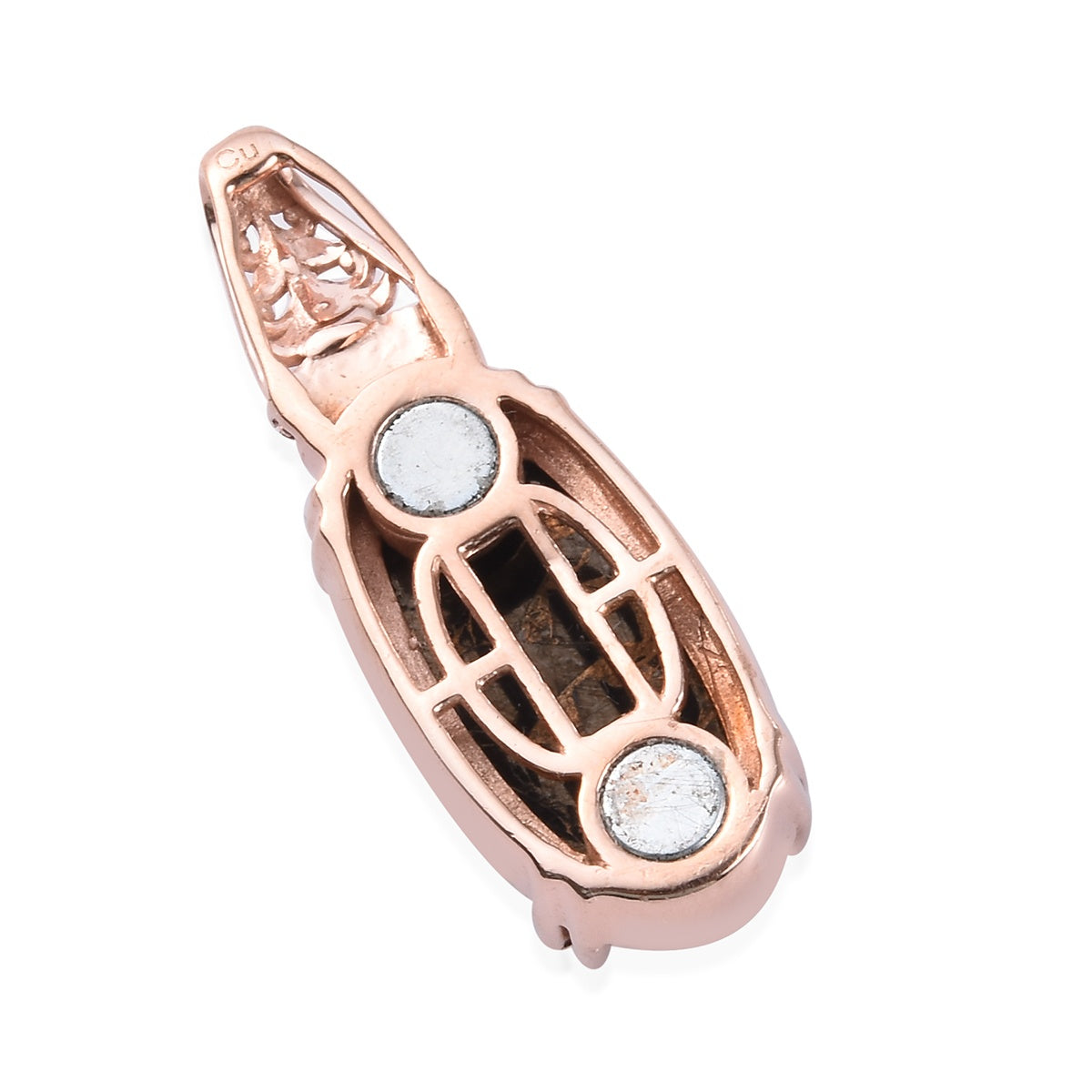 Matrix Silver Shungite Necklace 6.70 ctw