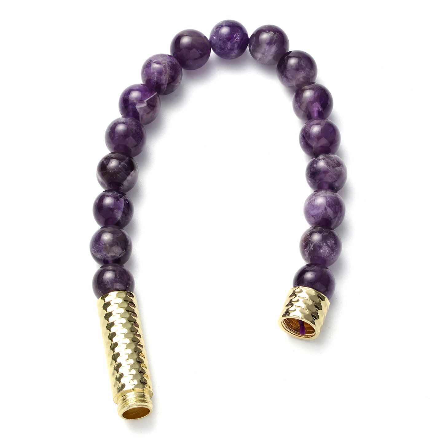 Women's Amethyst 9-11mm Beaded Stretch Bracelet