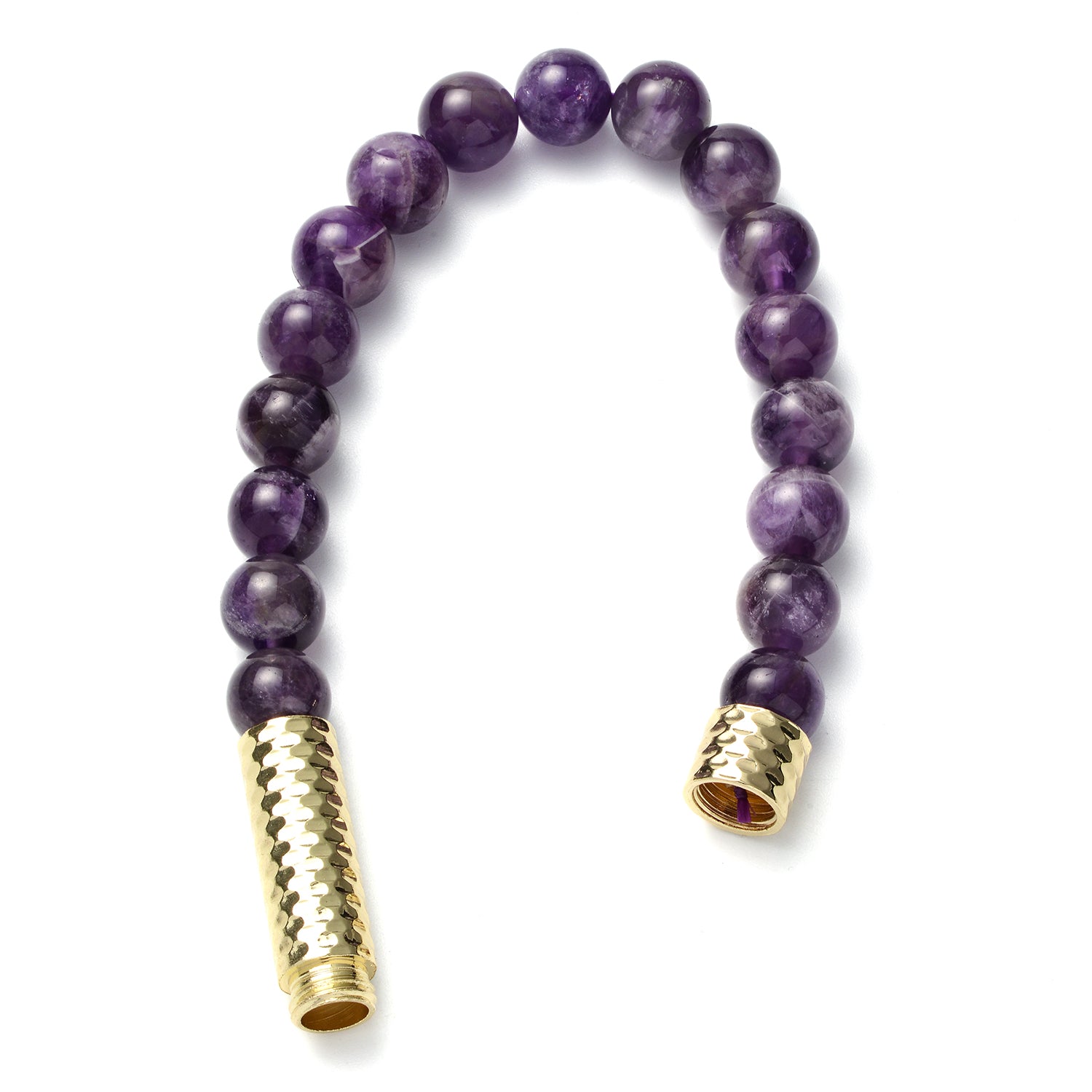 Women's Amethyst 9-11mm Beaded Stretch Bracelet