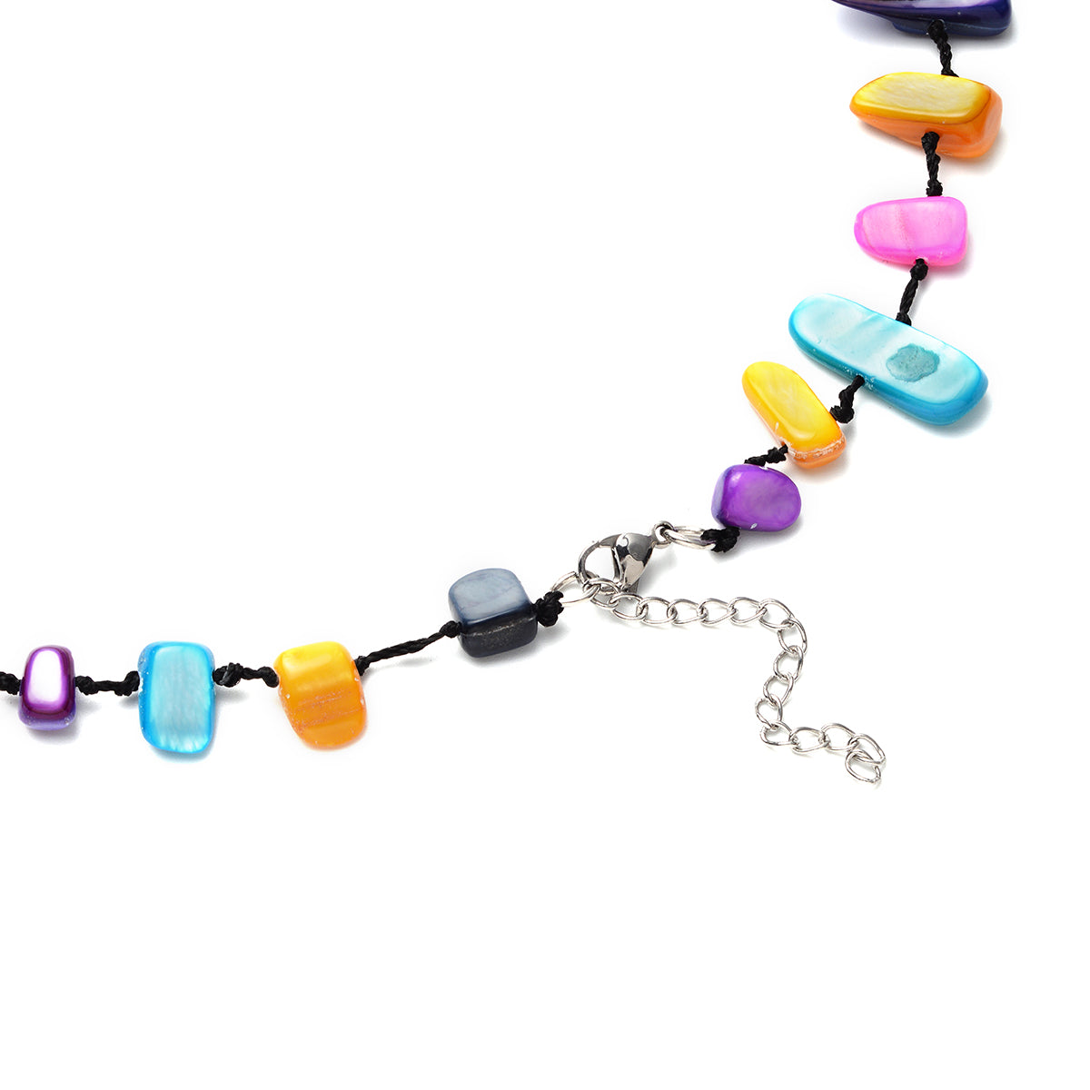 Abalone Shell and Multi Gemstone Necklace