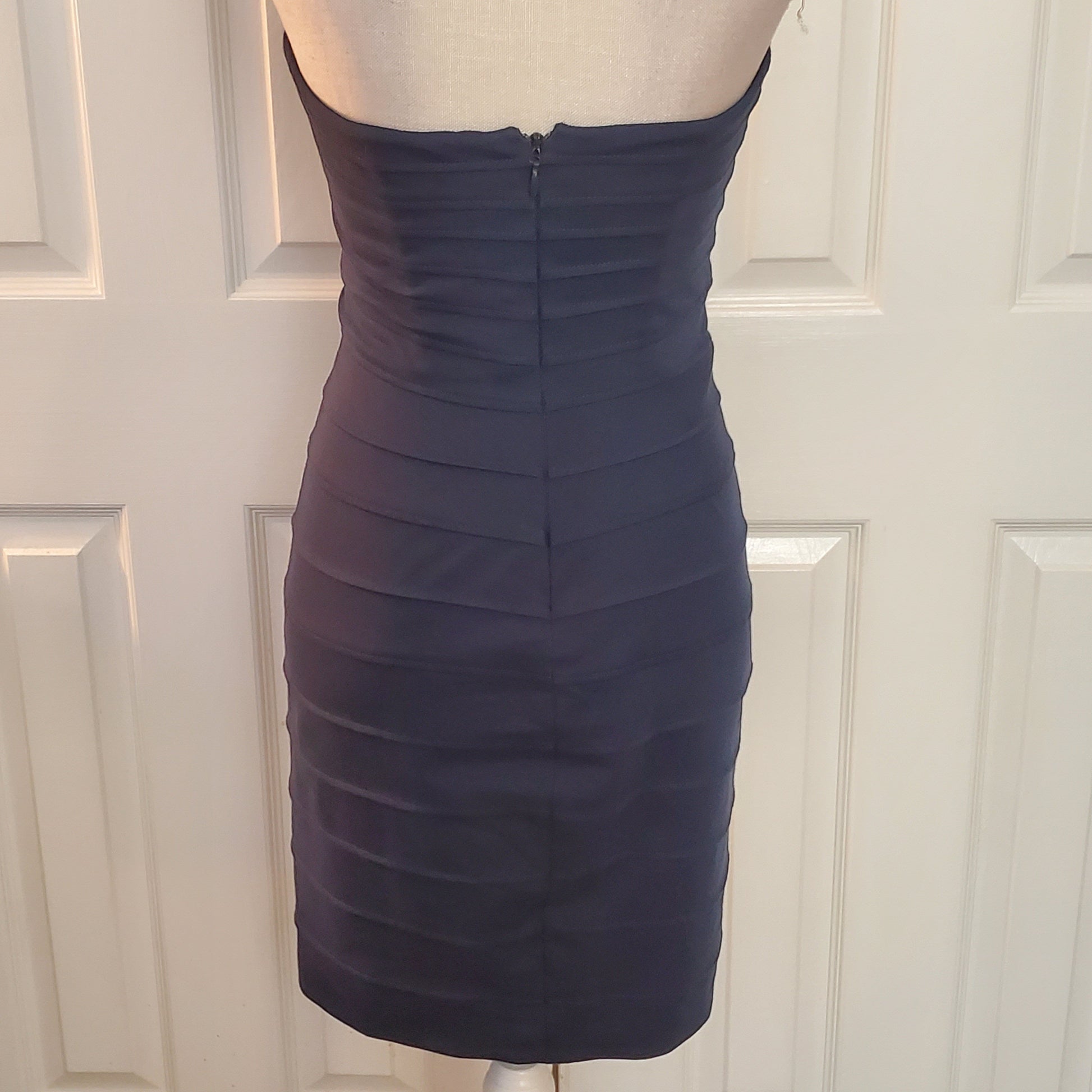 BCBGMAXAZRIA Navy Bandage Dress - Sz 2