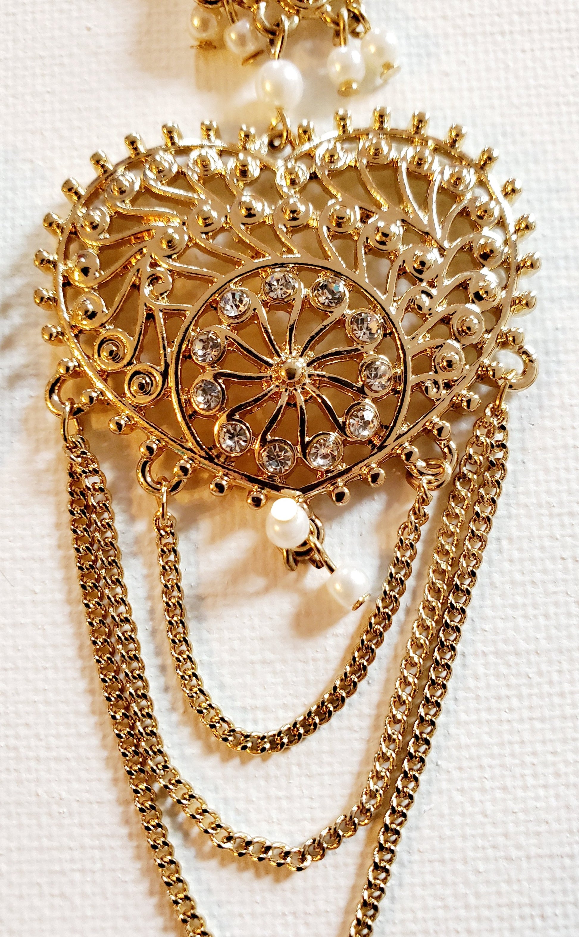 Pretty Ornate Drape Earrings