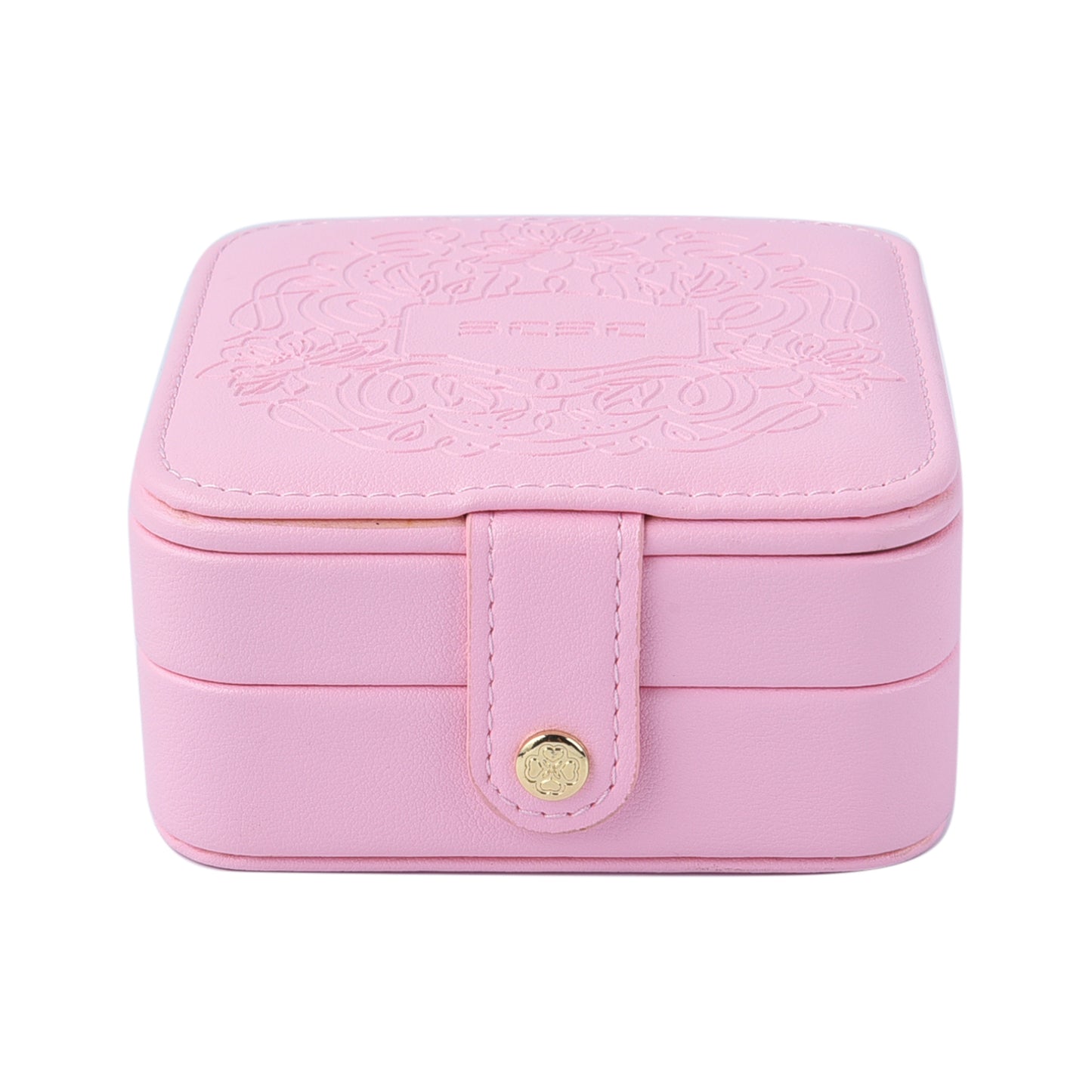 Faux Leather Jewellery Box with Velvet Anti Scratch Interior