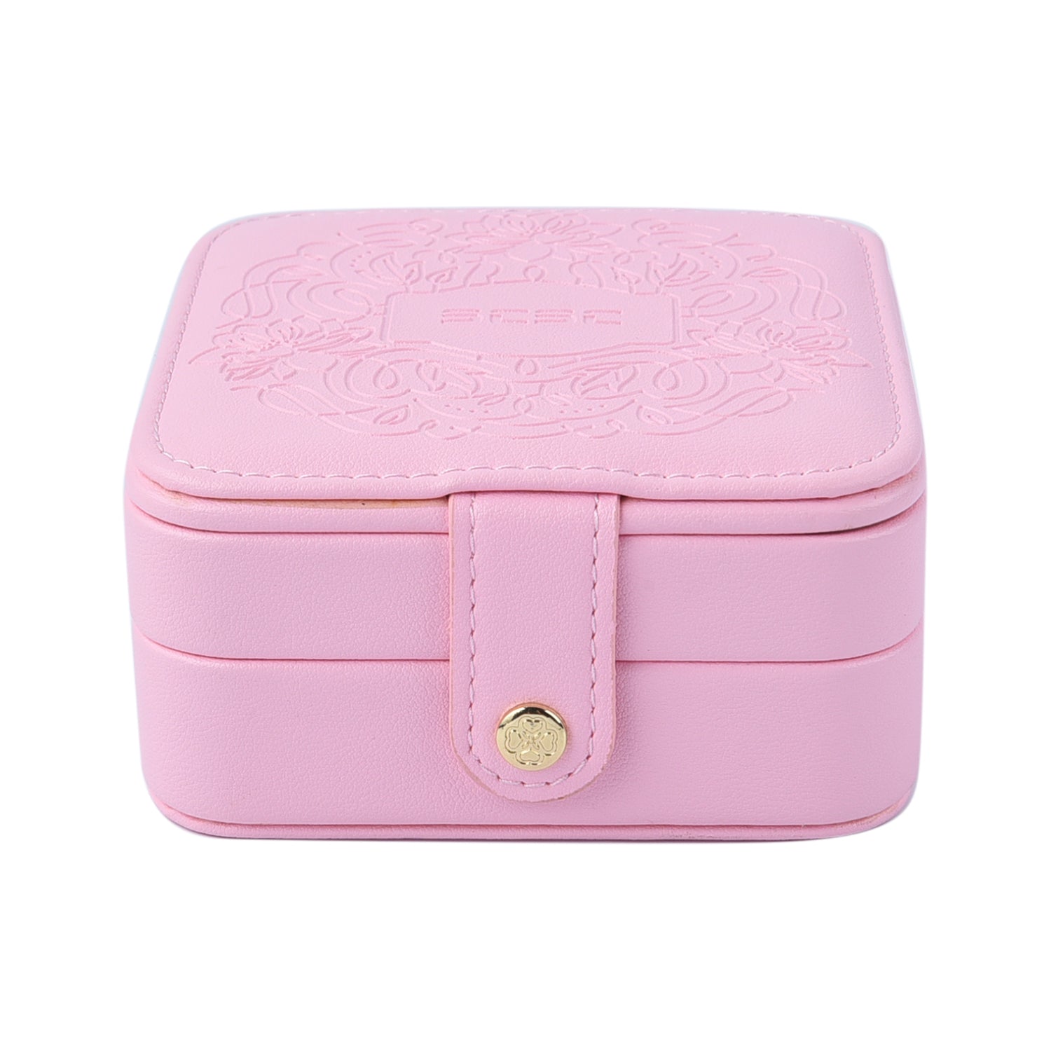 Faux Leather Jewellery Box with Velvet Anti Scratch Interior