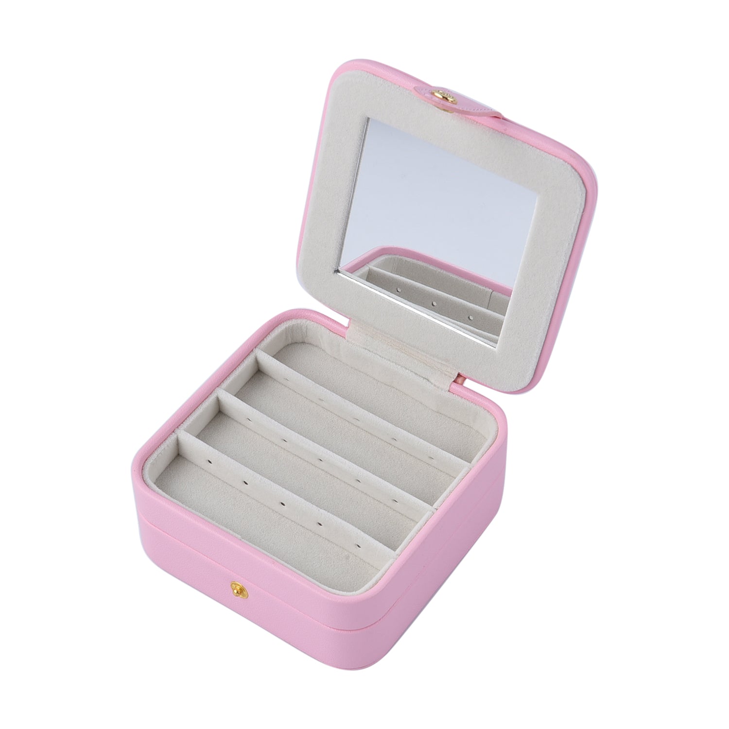 Faux Leather Jewellery Box with Velvet Anti Scratch Interior