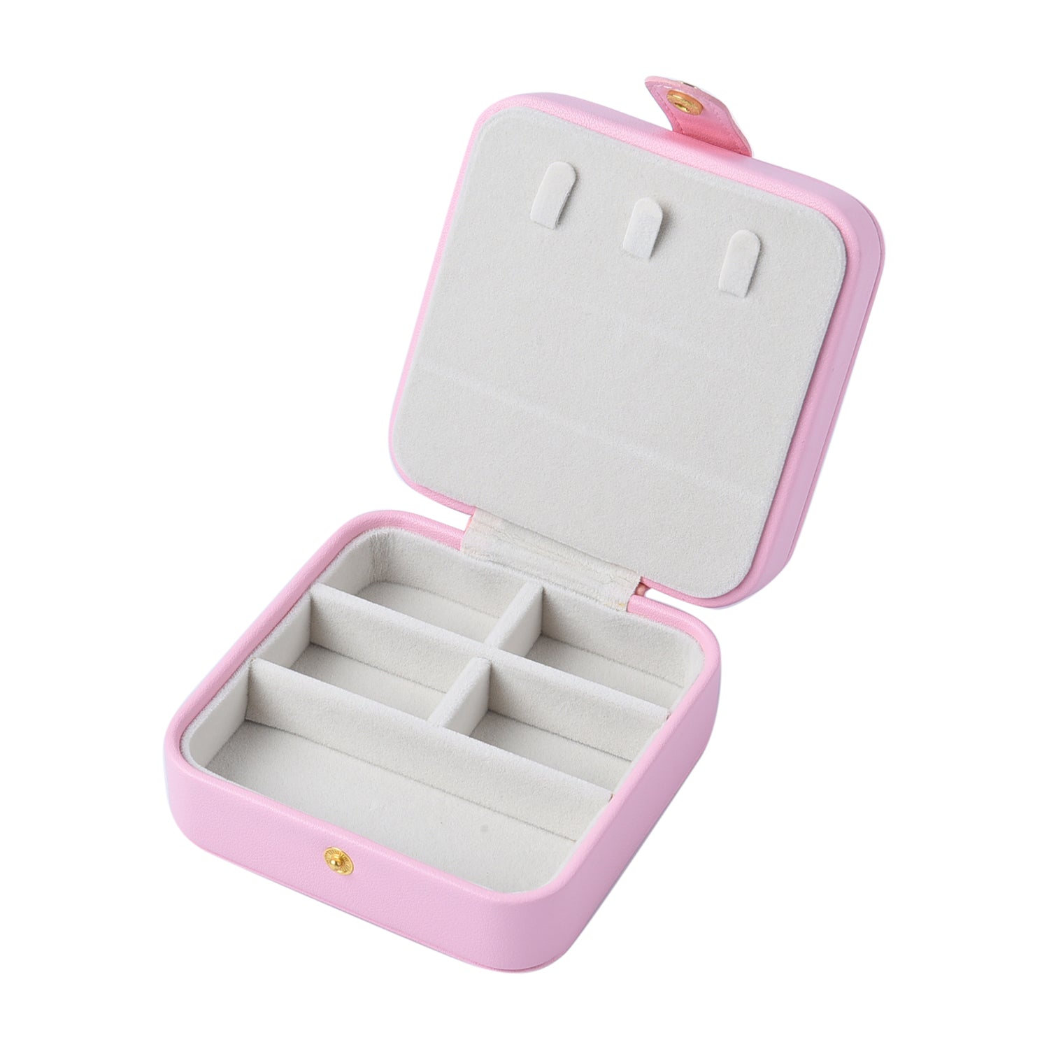 Faux Leather Jewellery Box with Velvet Anti Scratch Interior