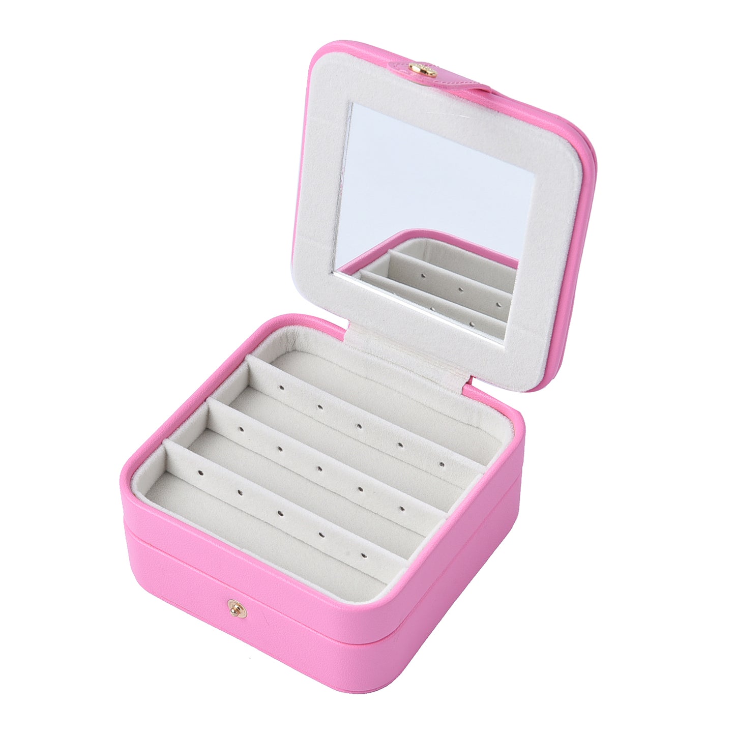 Faux Leather Jewellery Box with Velvet Anti Scratch Interior