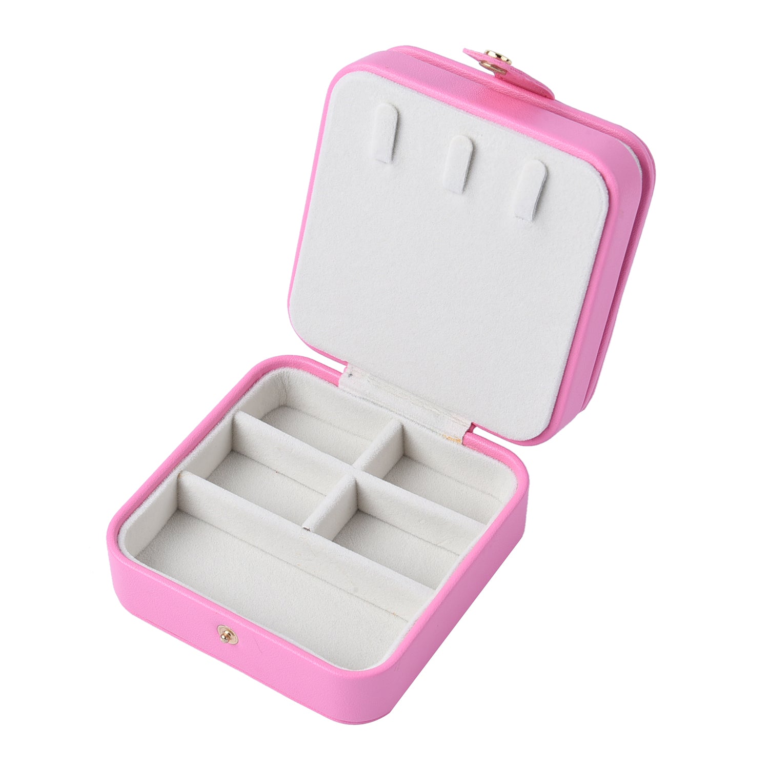 Faux Leather Jewellery Box with Velvet Anti Scratch Interior