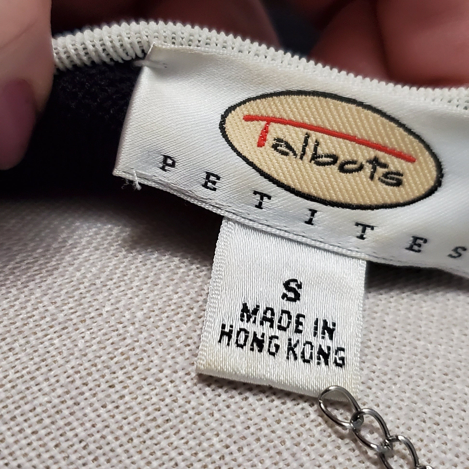 Talbots Petite Long Sleeve Navy Dress Size Small