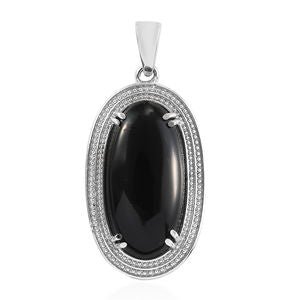 Astrogical Sign Leo Black Onyx Solitaire Pendant