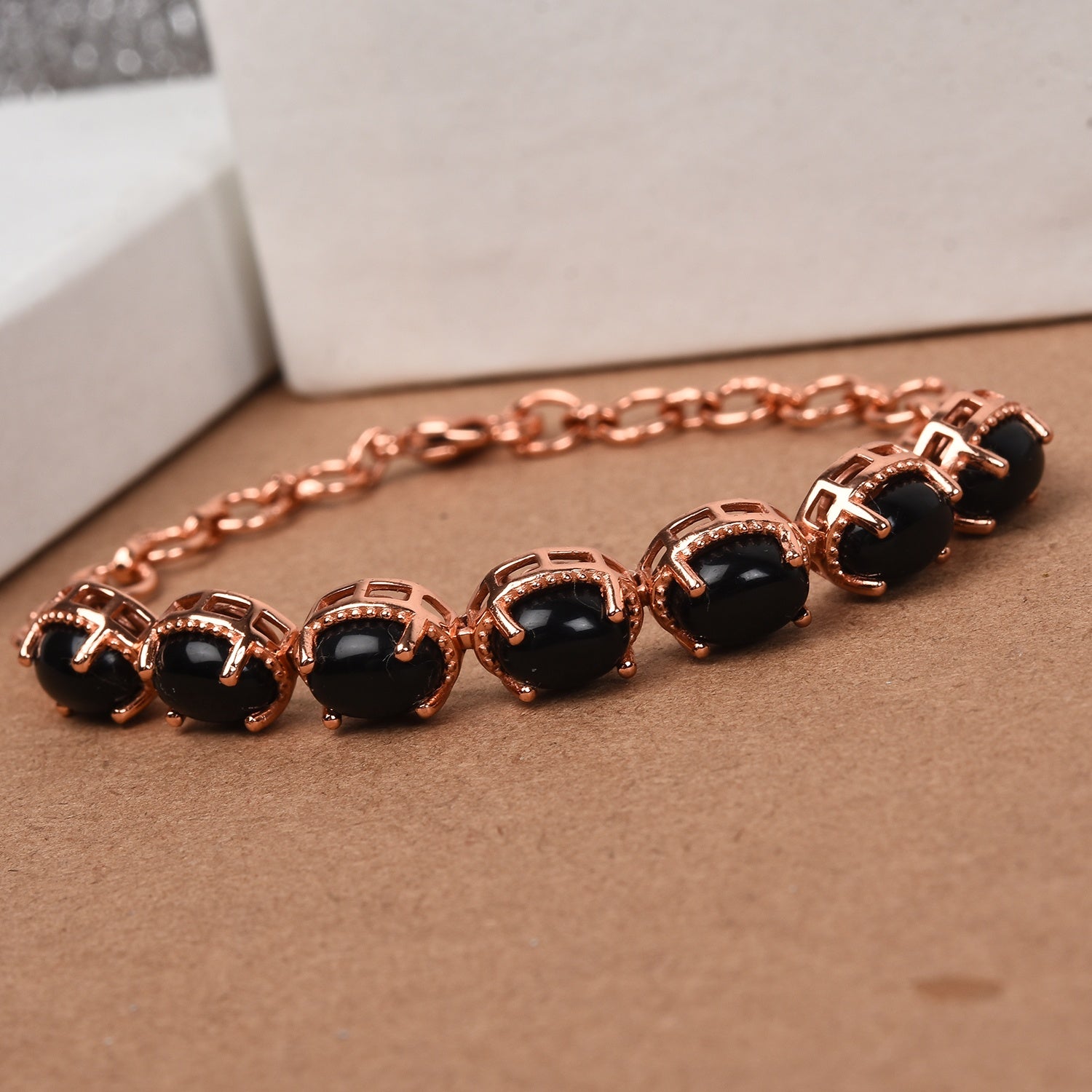 Unisex Black Onyx Bracelet Bracelet