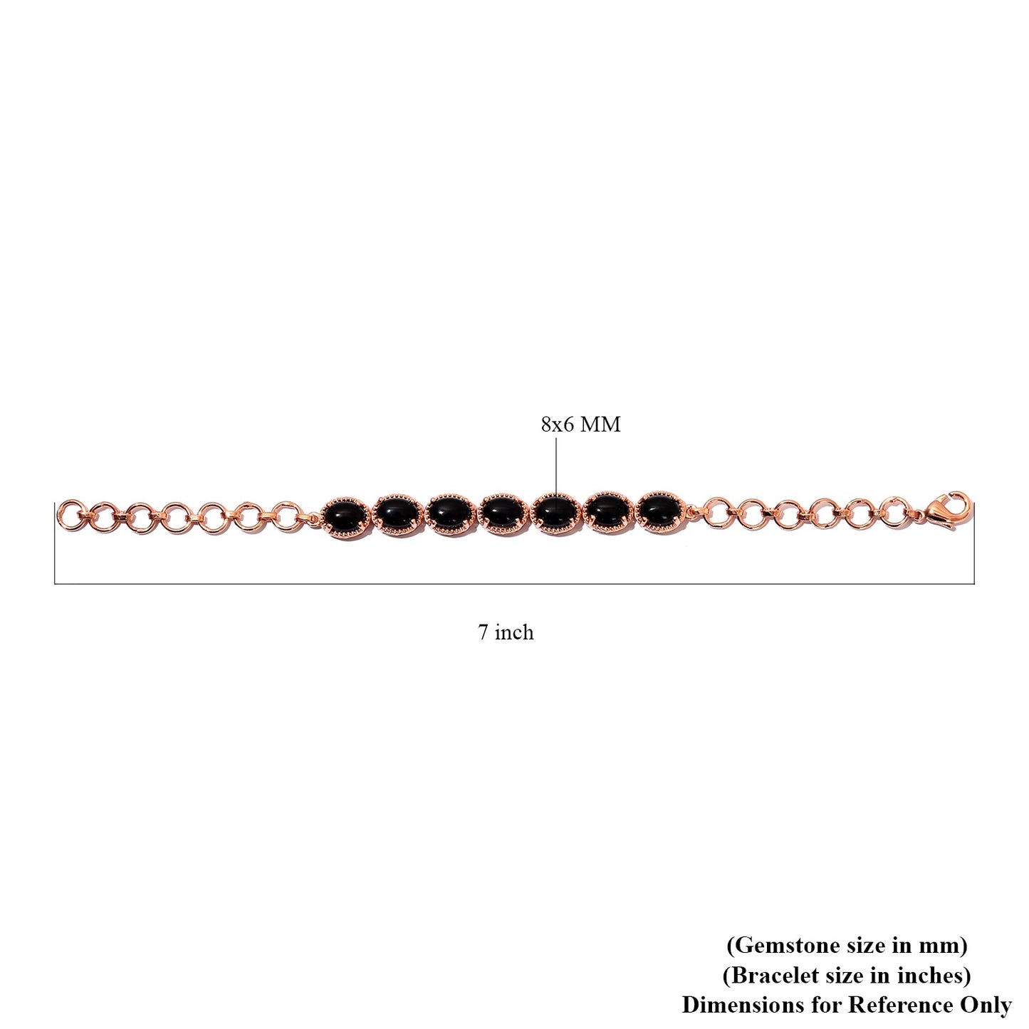 Unisex Black Onyx Bracelet Bracelet