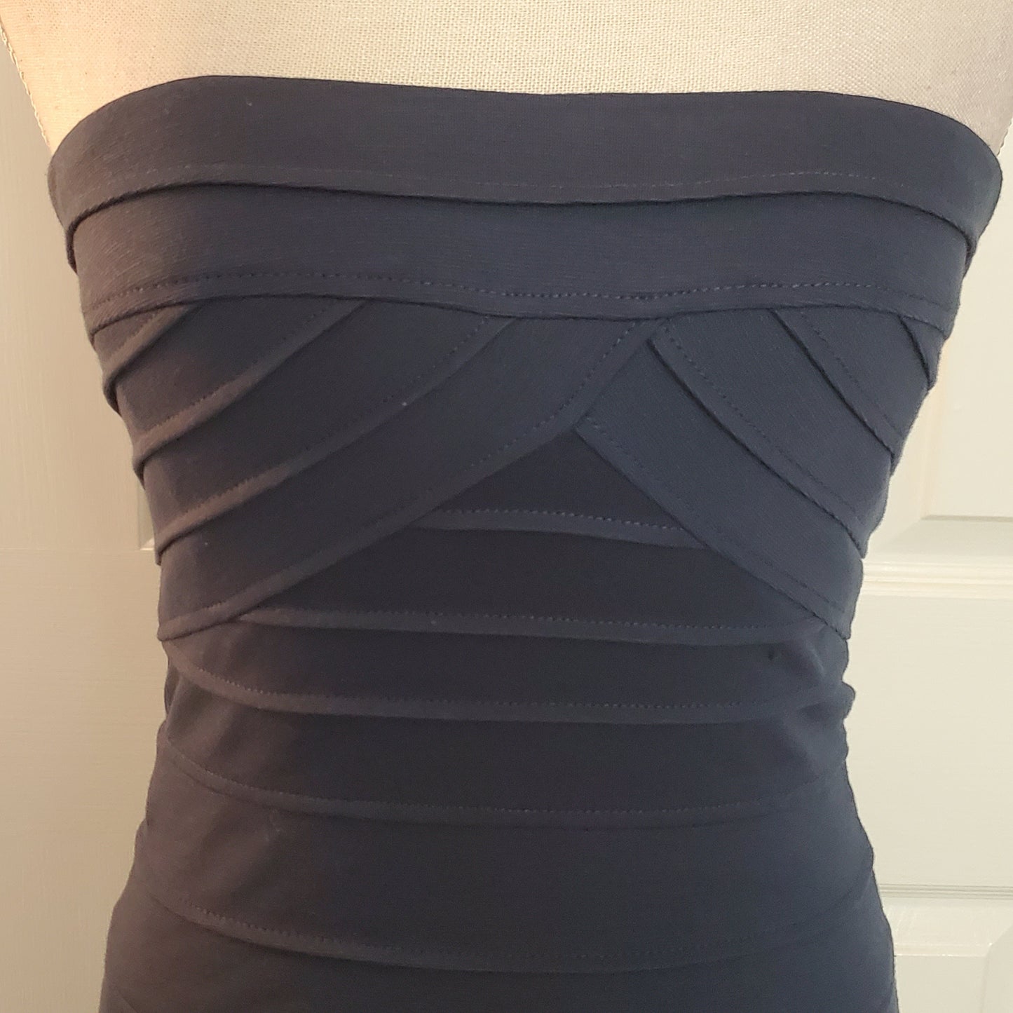 BCBGMAXAZRIA Navy Bandage Dress - Sz 2