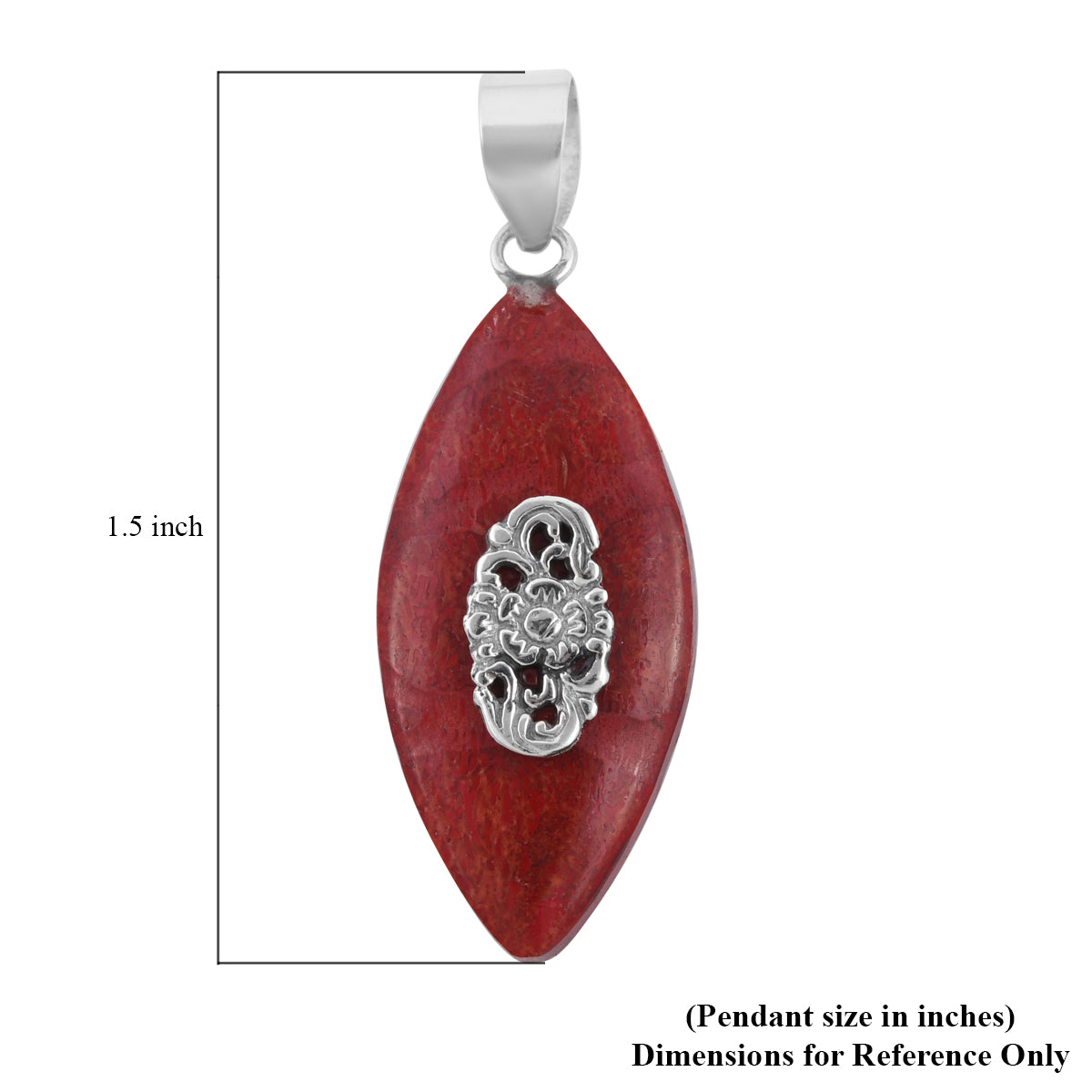 Artisan Red Coral Sponge Necklace