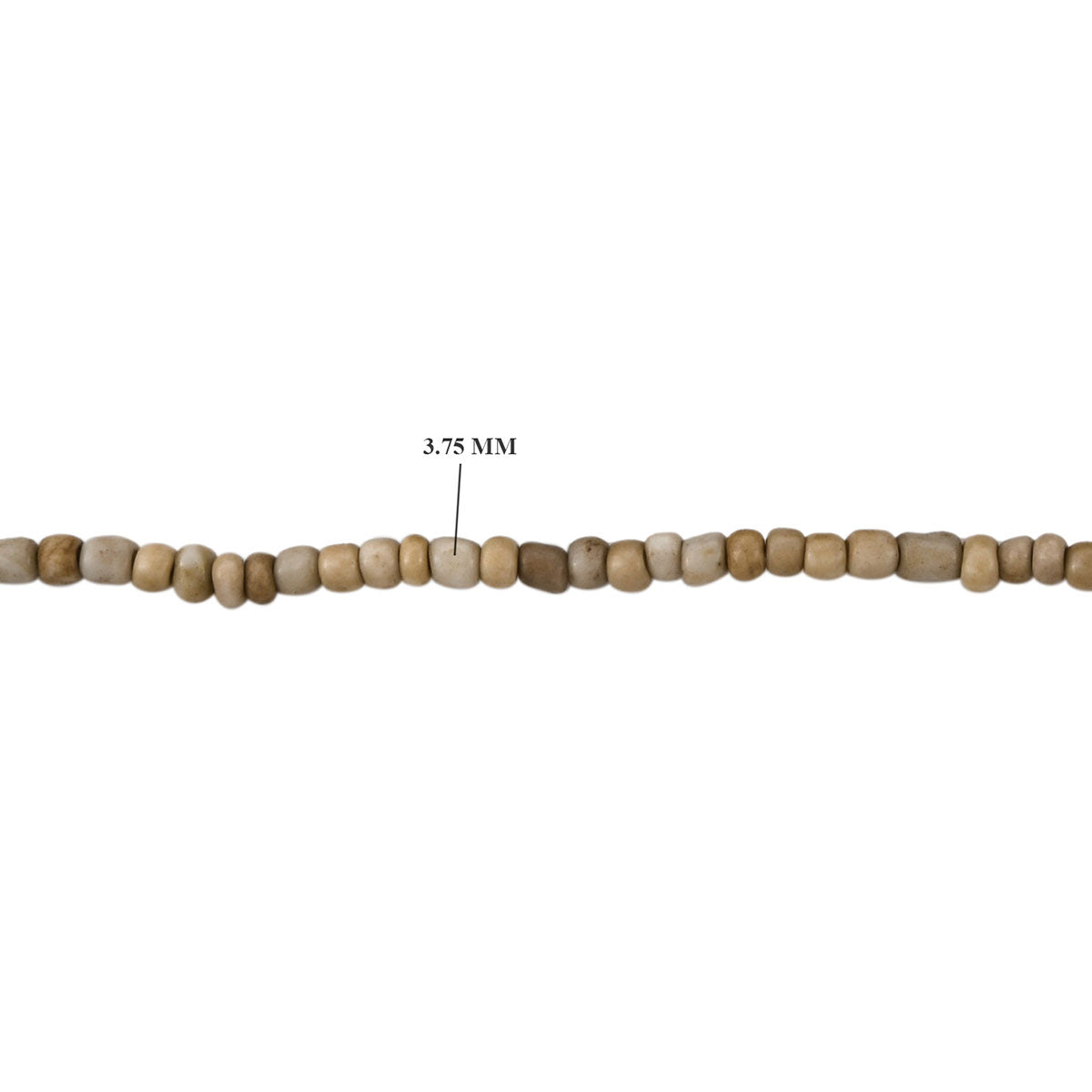 Handmade Earth Tone Seed Beads and Shell Wooden Buckle Stretch Bracelet