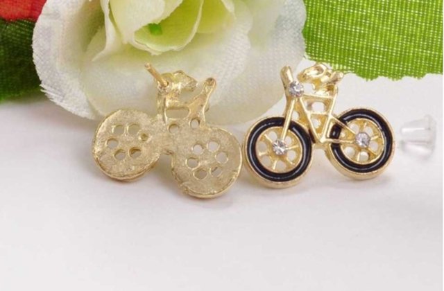 Bicycle Earrings