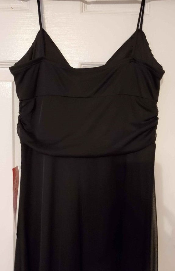 Black Chiffon Evening Dress Size 4