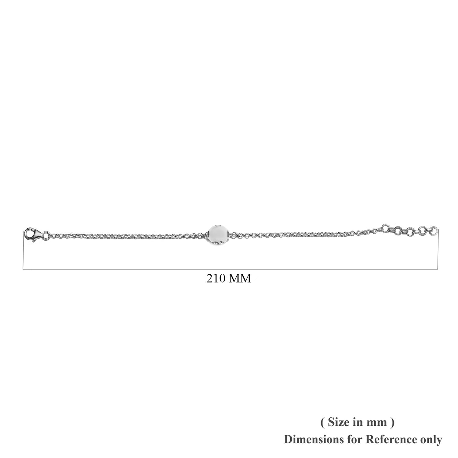 Cancer Zodiac Black Oxidized Sterling Silver Bracelet