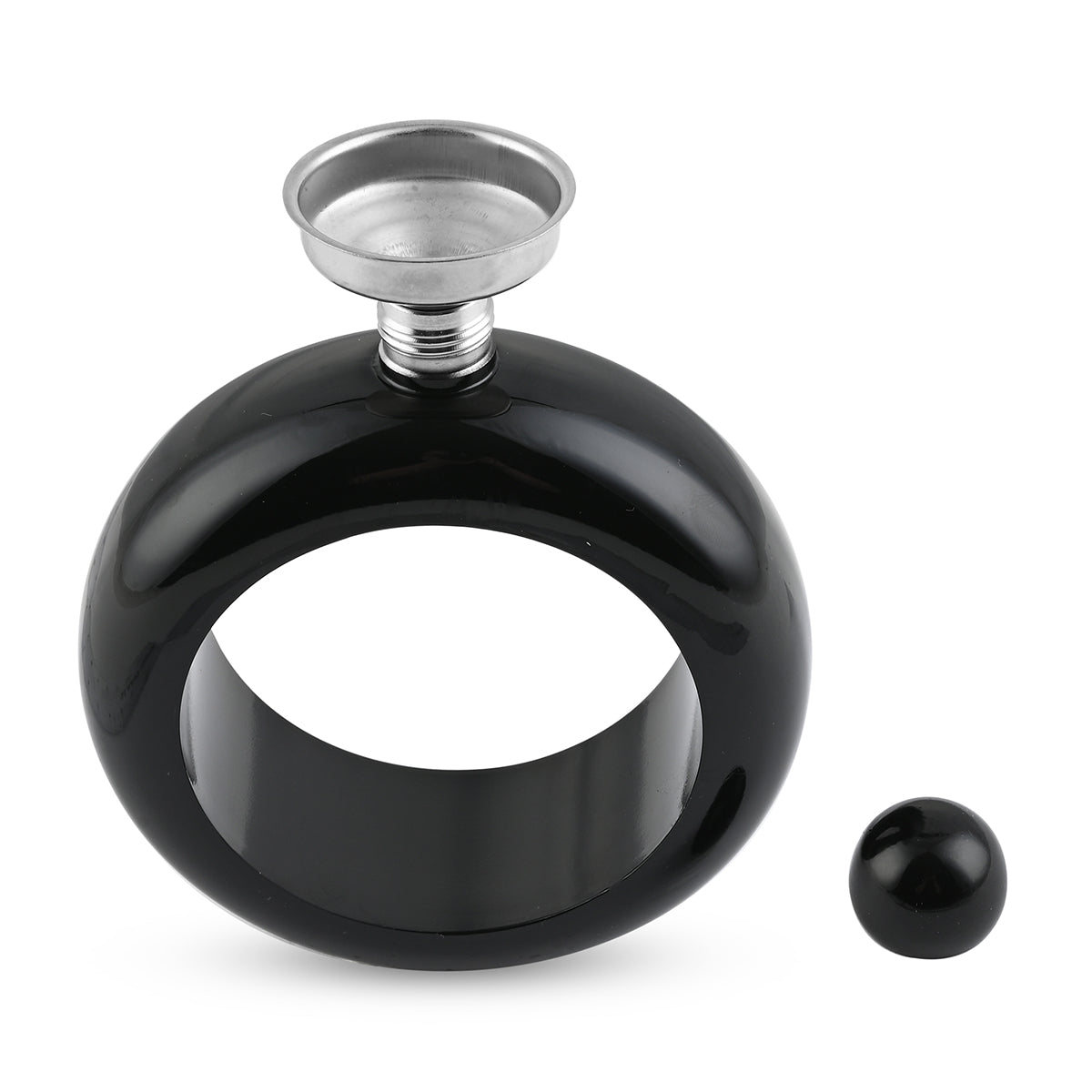 Rainbow or Black Stainless Steel Bracelet Flask