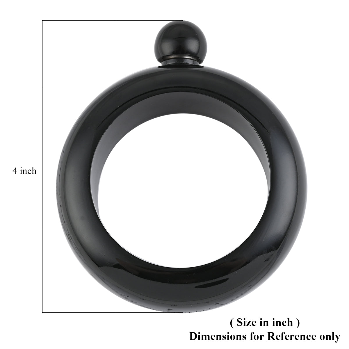 Rainbow or Black Stainless Steel Bracelet Flask