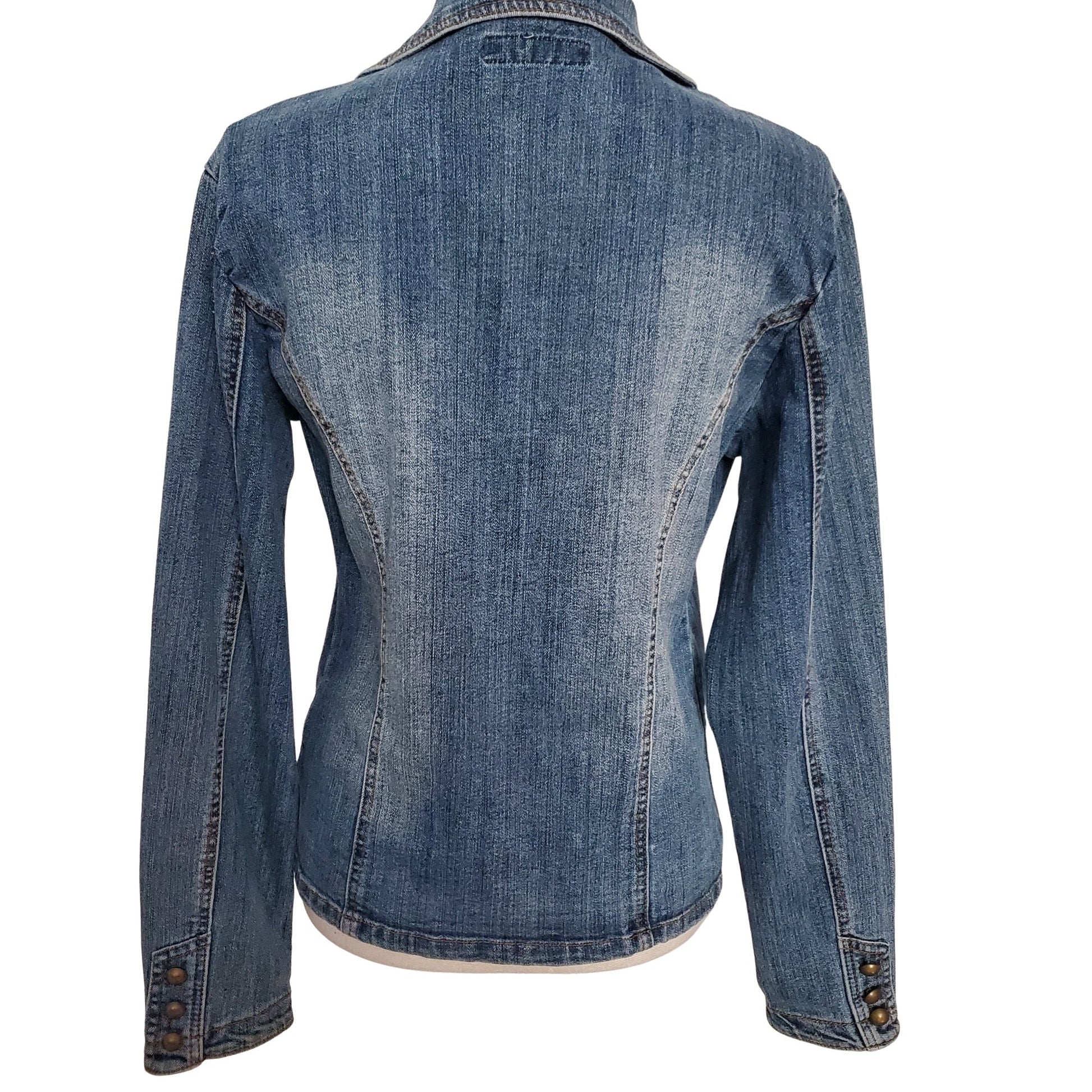 Ladies Stylish Denim Jacket Size Large