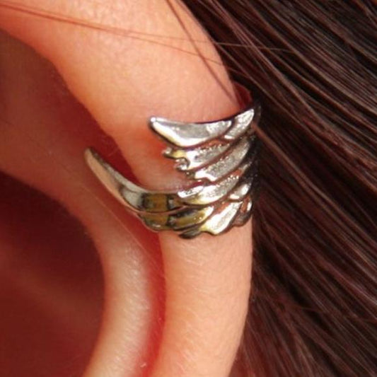 Double Angel Wing Ear Cuff. Earring Whimsicalia