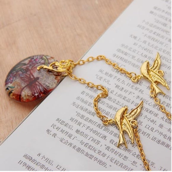 Dragonfly Multi-Colored Acrylic Necklace - WHIMSICALIA