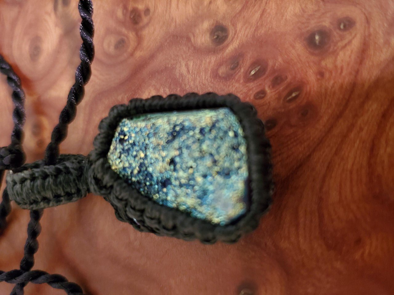 Drusy Necklace Silver Unisex - WHIMSICALIA