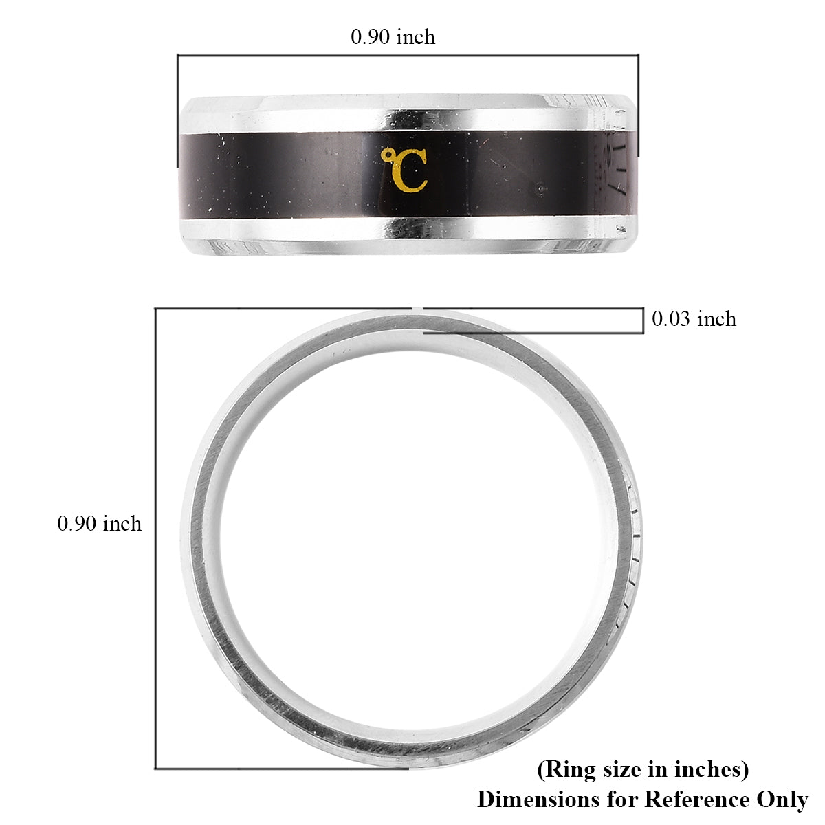 Smart Sensor Body Temperature Ring,  Multi Size
