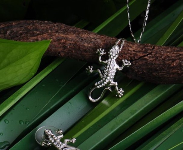 Gecko Talisman Necklace