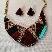 Load image into Gallery viewer, Vintage Boho Neckace and Earrings
