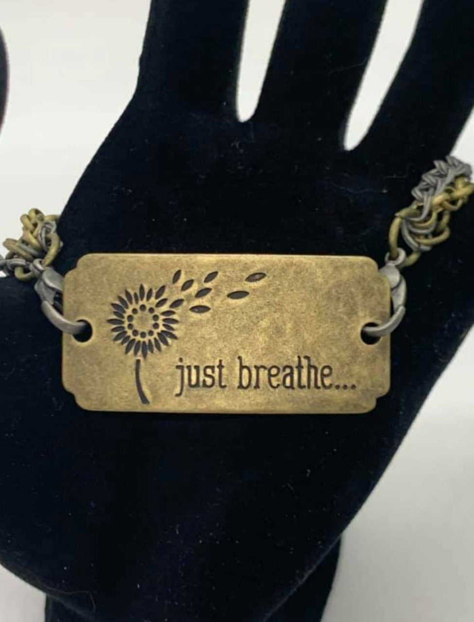 Metaelry Handmade Just Breath Bracelet