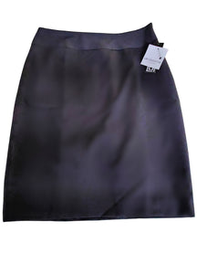 Women's Flat Front A-Line Charcoal Heather Skirt Size 6