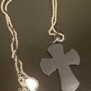Modernistic / Retro Cross Necklace