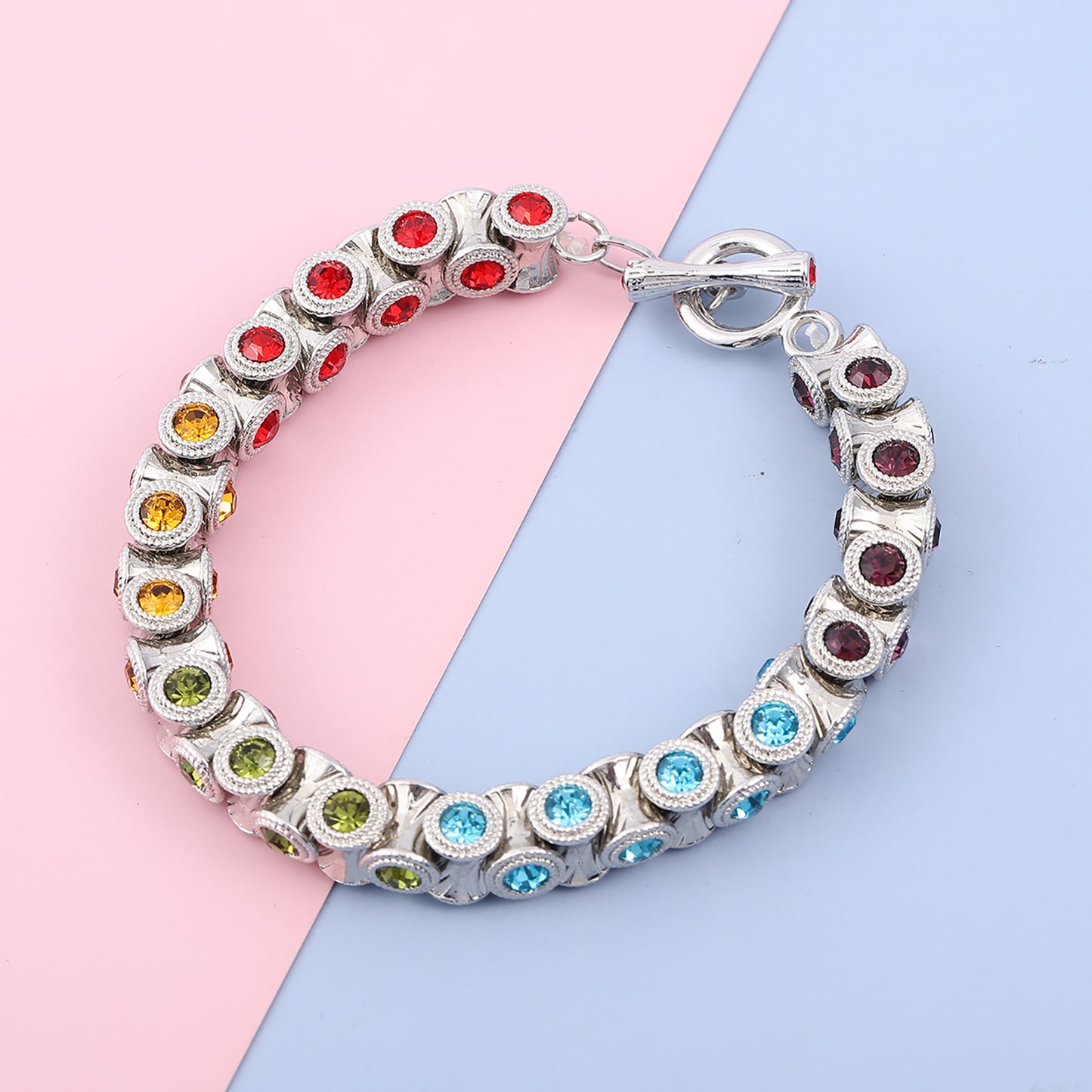 6 Color Choice Austrian Crystal Bracelet