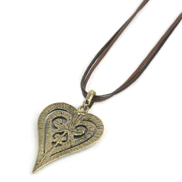 Retro Multi Colored Crystal Necklace