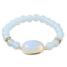 Load image into Gallery viewer, Opalite Beaded Stretch Bracelet
