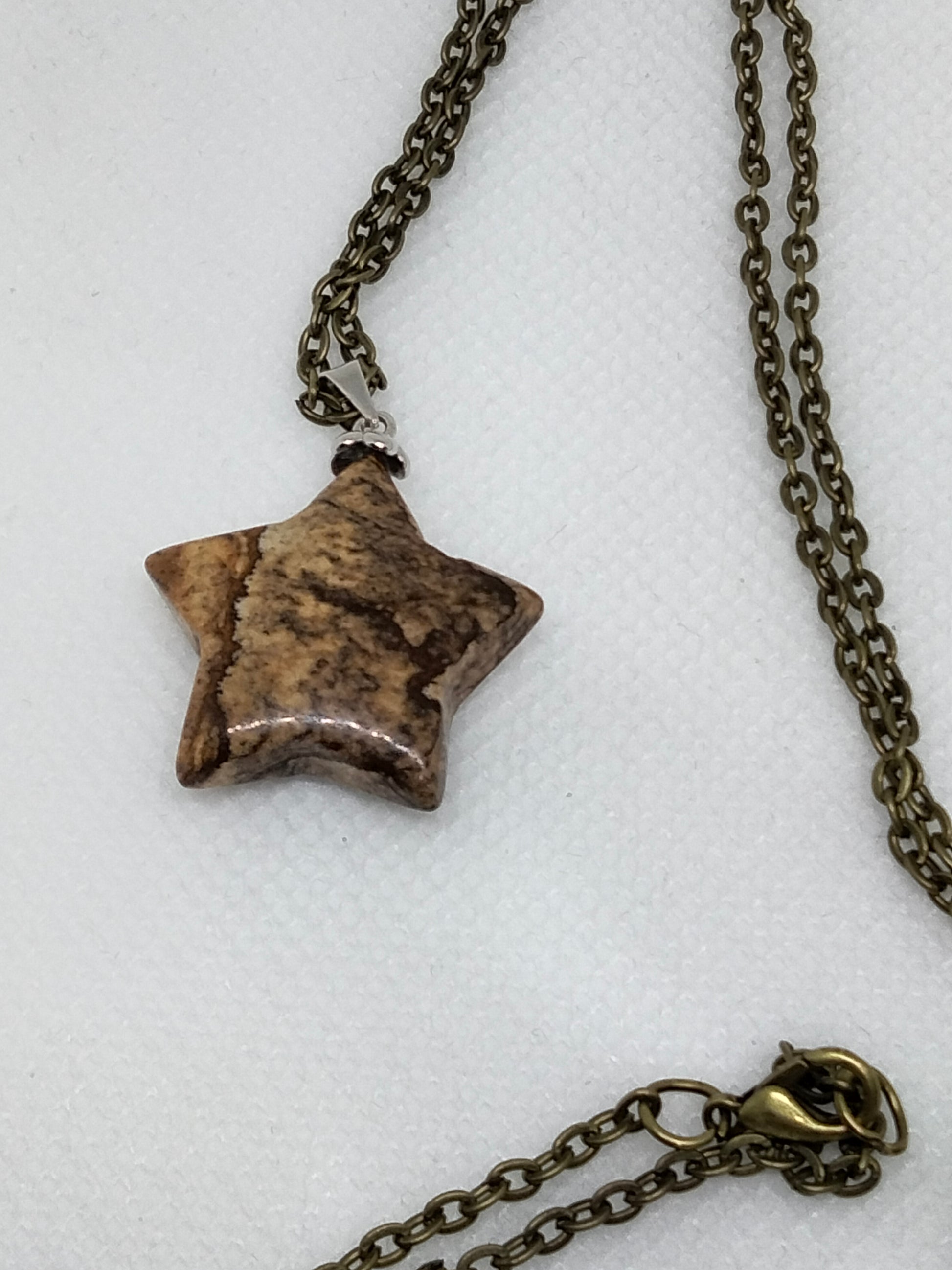 Unisex Aventurine, Unakite, Picture Jasper, Blue Jasper and Obsidian Necklaces