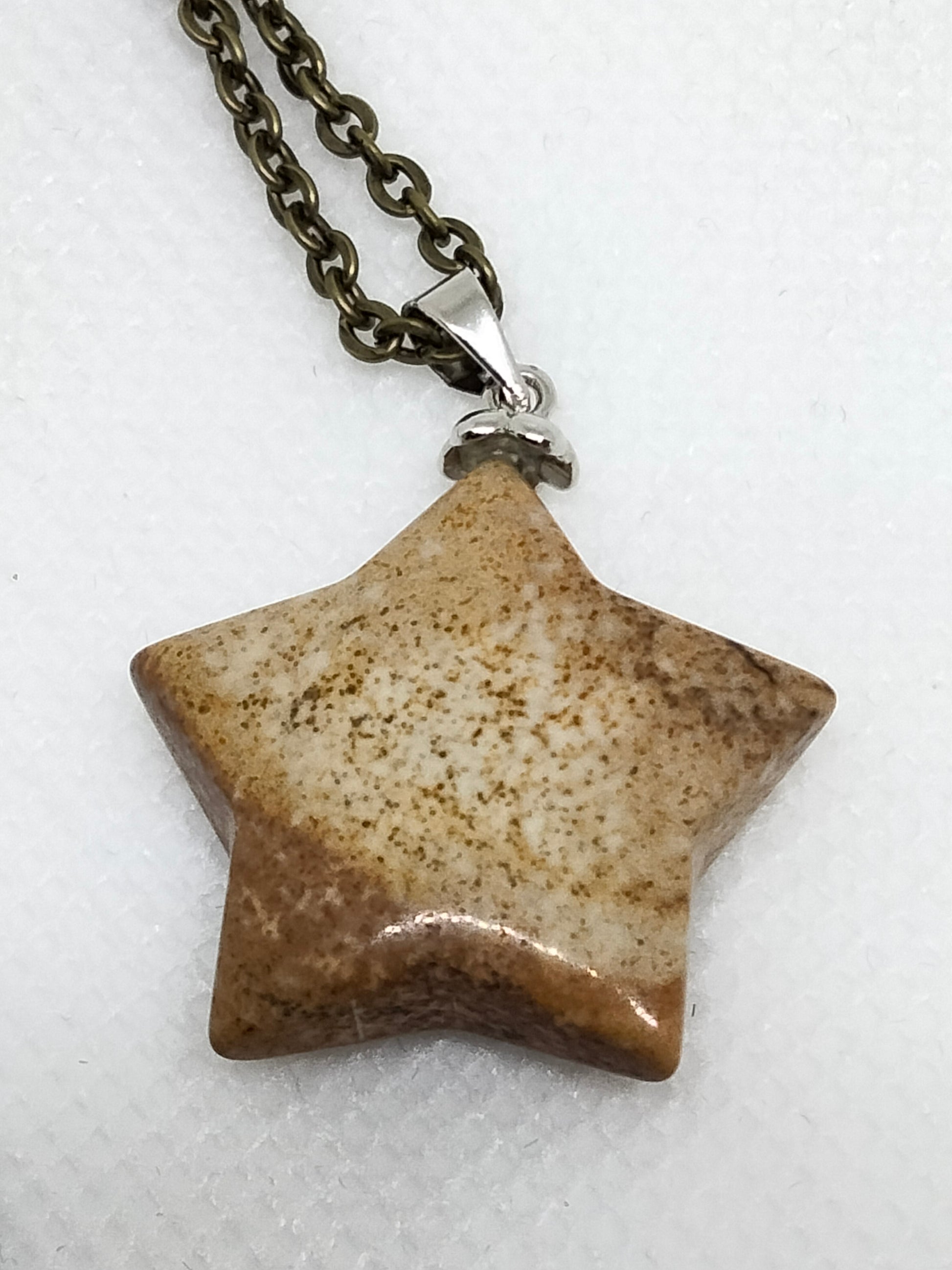 Unisex Aventurine, Unakite, Picture Jasper, Blue Jasper and Obsidian Necklaces