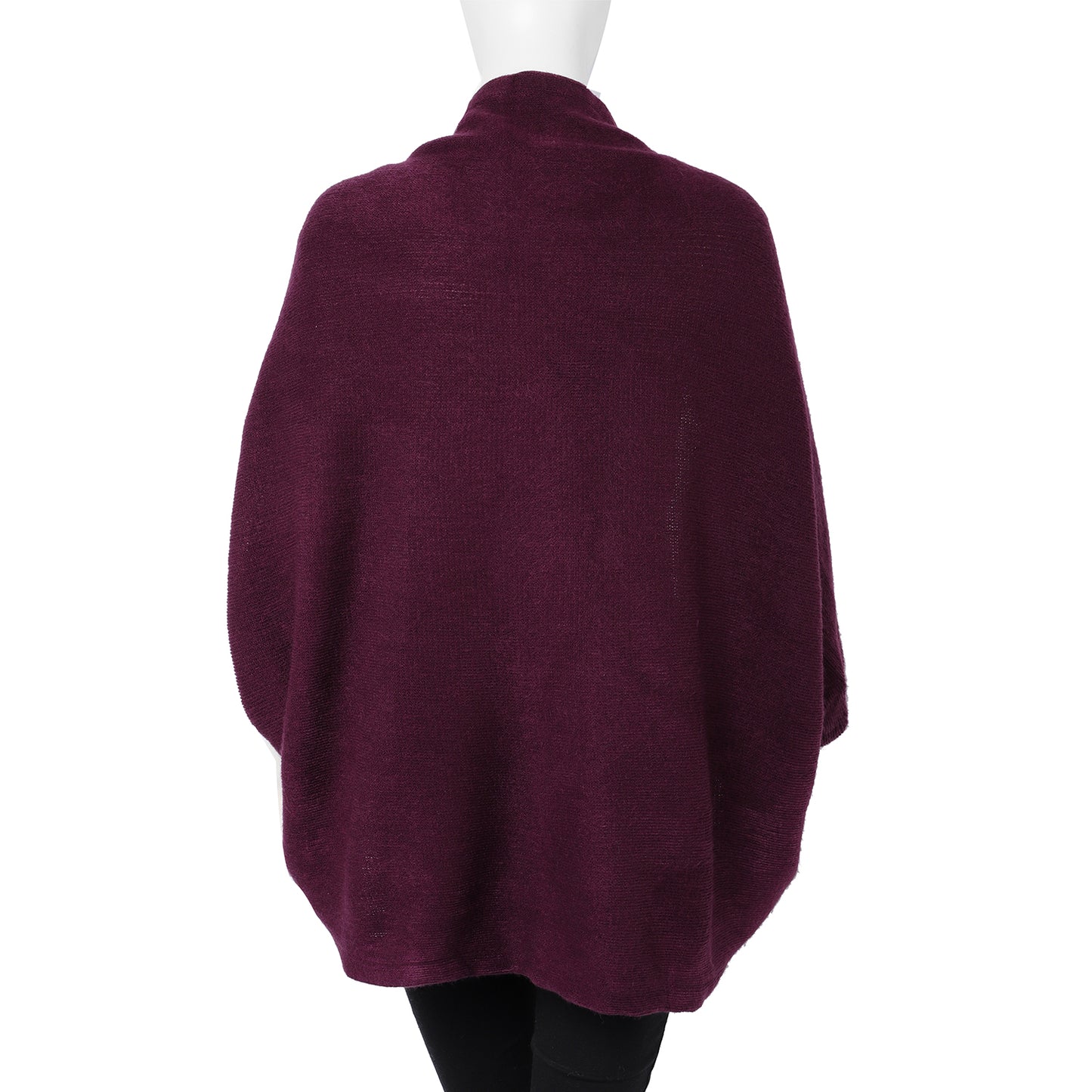Classic Shrug in Plum or Coffee Color